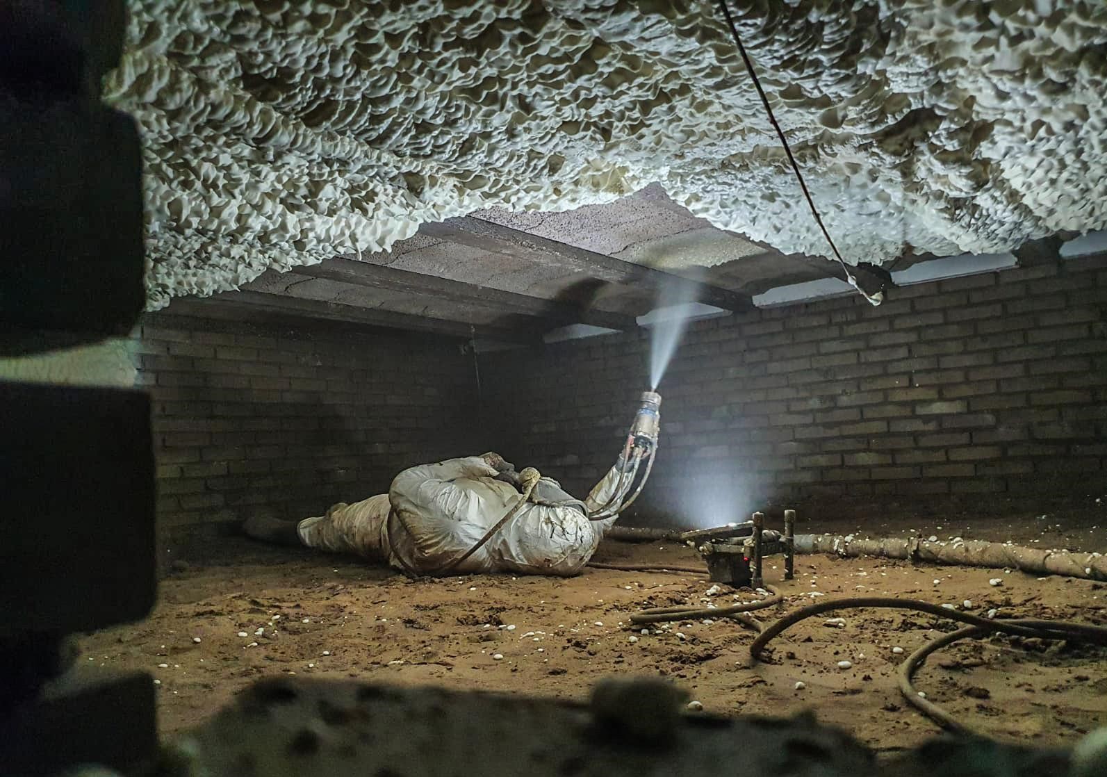 Vloerisolatie met Icynene